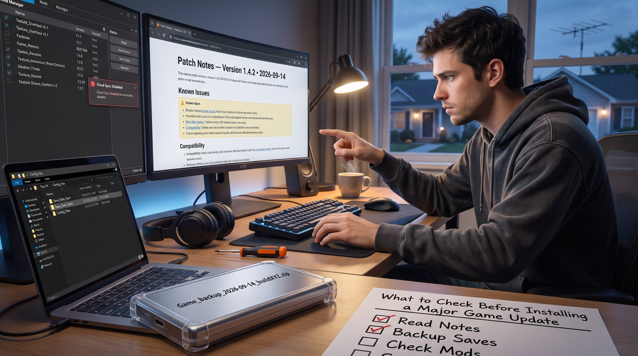 What to Check Before Installing a Major Game Update